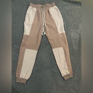 Polagram Color blocked Mauve sweatpants
